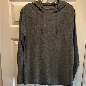 Rhone Men's Heather Gray Hoodie Shirt